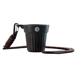 hero咖啡渣杯挂绳便携露营杯环保户外迷你小号咖啡杯手冲浓缩杯子