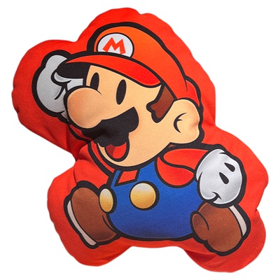 超级马里奥卡通公仔玩偶超软抱枕