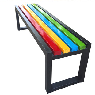 公园椅户外长椅防腐休闲排椅浴室长椅子休息铁艺长凳阳台实木条凳