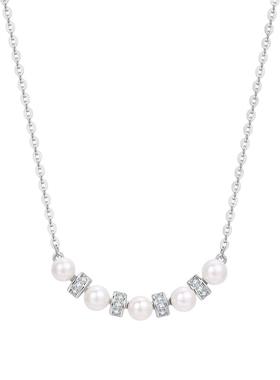 转运珠纯银项链可调节生日礼物