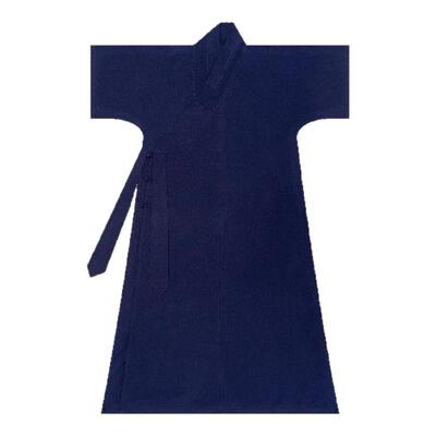 新品鹤氅明制汉服道家传统道袍男