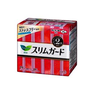 日本直邮KAO/花王乐而雅进口S系列日用爆款卫生巾25CM19片*5包