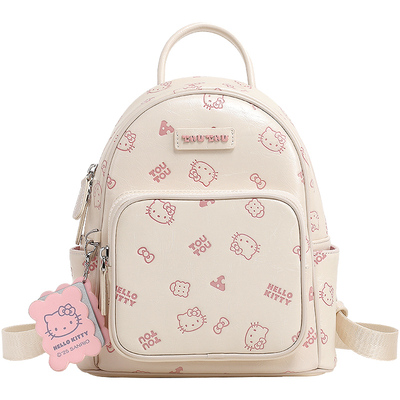 TOUTOUhellokitty联名凯蒂猫双肩包哈喽kt轻便小巧背包学生书包女