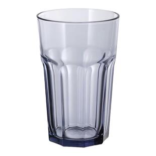 宜家新品博克尔加厚钢化玻璃杯家用透明彩色大容量耐热果汁啤酒杯