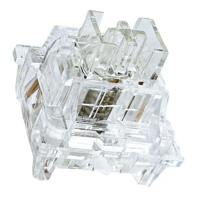 高特冰魄轴客制化机械键盘五脚轴体润滑热插拔开关线性轴