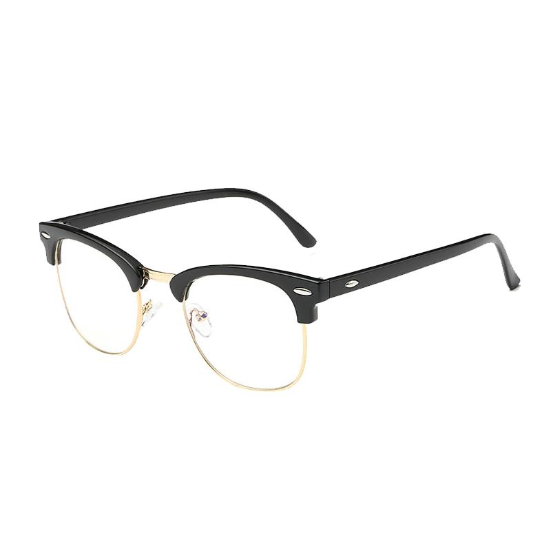 防蓝光眼镜男女抗辐射电脑手机护目镜有度数学生半框成品近视眼镜