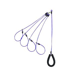 一拖二牵引绳p绳防爆冲可拆卸一拖四多狗牵引绳狗绳一拖三狗链p绳