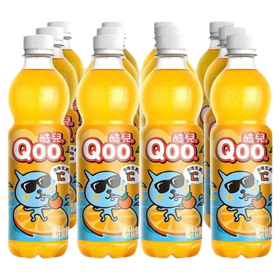 Qoo酷儿450ml*6瓶/12瓶橙汁饮料