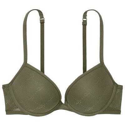 维密PINKLogo印花舒适聚拢文胸