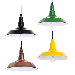 轨道吊灯工业风吊灯复古怀旧简约北欧美式乡村餐厅吧台绿色铜吊灯