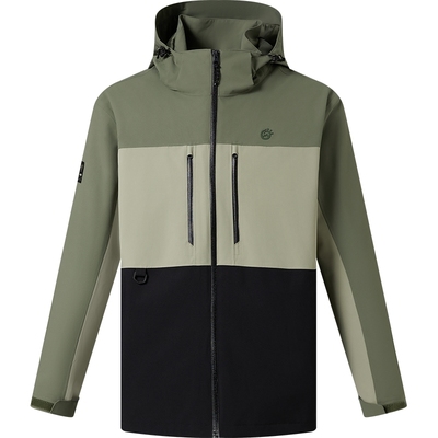 探拓户外冲锋衣男三合一防风防水秋冬保暖抓绒内胆徒步登山服外套