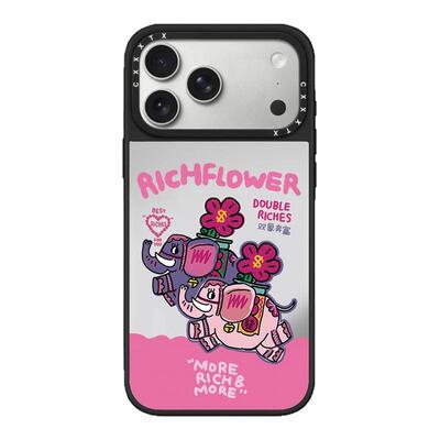 CASETiFiY联名RICH FLOWER有钱花第二弹马年17pro适用iphone16promax苹果15plus手机壳14磁吸13华强北平替女