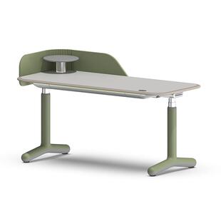 9am小树杈智能电动实木升降桌奶油风家用办公书桌电脑桌Dora款