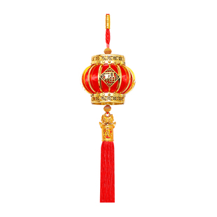 新年装饰小灯笼挂件金鱼挂饰室内客厅春节元旦客厅装饰布置用品