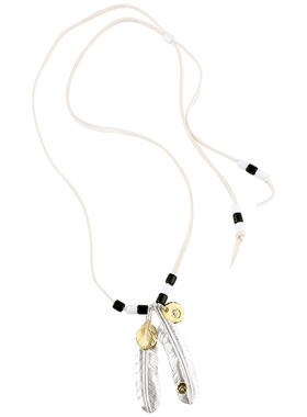 一休高桥吾郎 ikkyu goros上铜羽毛素羽大点铜项链套装