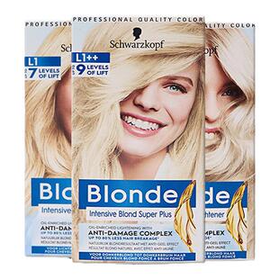 施华蔻Blonde漂发剂强力褪色剂在家自己染发去黄不伤发温和漂浅霜