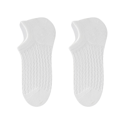 夏季薄款桑蚕丝网眼女士船袜