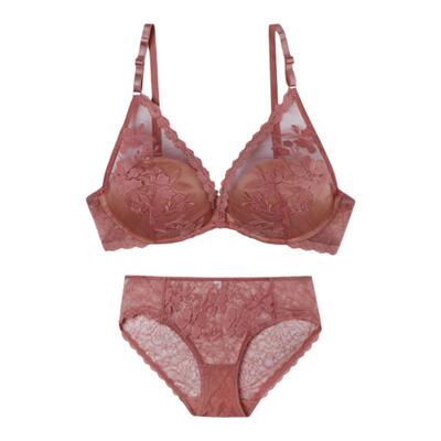 JoyceBra刺绣网纱透气内衣文胸