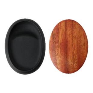 闲看云舒【墨昙】砚台天然原石龙尾歙砚带盖墨砚书法专用研墨砚台