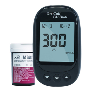 艾科精益佳尿酸检测家用精准血糖测试仪试纸痛风测尿酸官方旗舰店