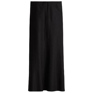 HM女装半身裙夏季韩系风时尚直筒松紧腰半身长裙1271529