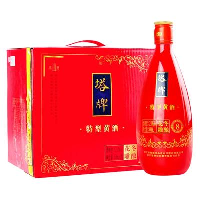 塔牌黄酒八年冬酿花雕500ml*6瓶