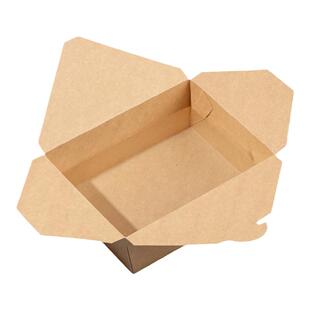 韩式牛皮纸餐盒一次性外卖打包盒炒饭炸鸡纸盒子沙拉便当野餐饭盒