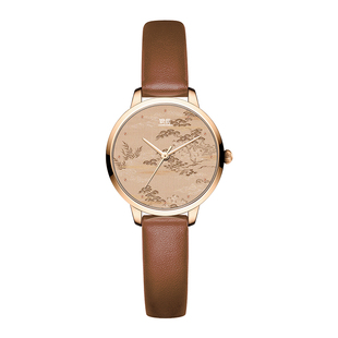 【明月松间】俍辰焦茶色美拉德风汉服手饰生日定制故宫礼物手表女