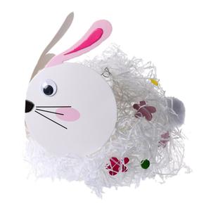 正月十五元宵节手工制作创意DIY材料包 幼儿园儿童玉兔手提灯笼