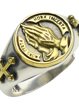 祈祷之手杜氏古匠纯银朋克