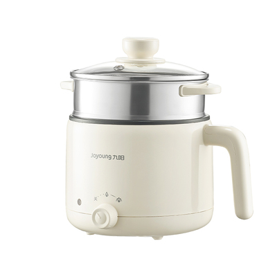 九阳电煮锅家用电热火锅学生宿舍用不粘小电锅多功能小型蒸锅新品