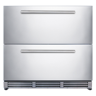 尊贵122升嵌入式卧式冰箱风冷台下内嵌抽屉式隐藏矮小全冷冻冰柜