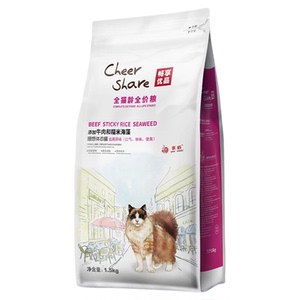 畅享优品牛肉糯米全龄猫粮1.5kg