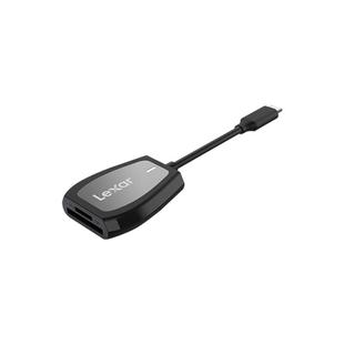 【自营】雷克沙Lexar USB3.2高速读卡器SD/TF 二合一多功能type c接口 UHS-II读取手机相机监控摄像内存卡