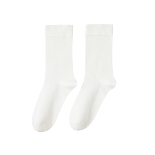 花里家10A级抑菌透气吸汗无骨堆堆袜子女款2025新款爆款中筒袜冬