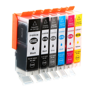 天色适用佳能MG6380墨盒7580 7180 IP8780 7280 PGI850 CLI851 850打印机IX6880 6780 5680 6400墨盒5580