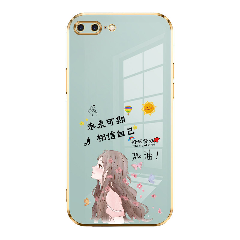 苹果8plus7plus硅胶欧美保护壳