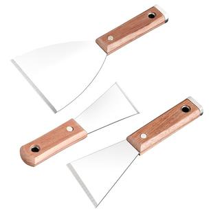 铲刀清洁刀日本铲子锵刀加厚开刃不锈钢油灰刀批灰刀水泥铲刮刀