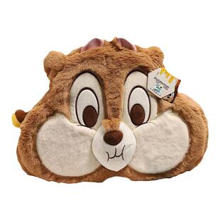 迪士尼正版奇奇蒂蒂包包女大容量大学生上课包可爱毛绒单肩托特包