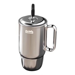 bablov保温杯男生大容量车载水杯316不锈钢男女生外出专用便携