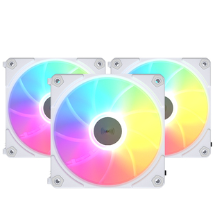 雅浚BF12Pro机箱散热风扇雅俊UF122静音ARGB积木12cm电脑主机风扇