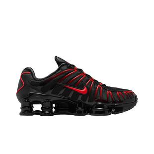 NIKE耐克男鞋SHOX TL 黑红 复古老爹鞋全掌气柱跑步鞋 AV3595-016
