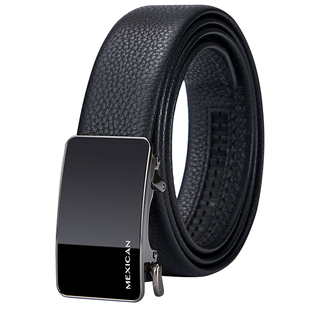 稻草人内穿皮带男士2025新款真皮正品高档品牌纯牛皮腰带内扣裤带