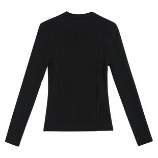 【100%阿拉善山羊绒】YINER音儿女装冬季时尚半高领针织衫套头