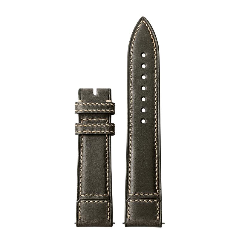 积优马具手表带适用欧米茄海马300表带真皮复古传承AT150男女007