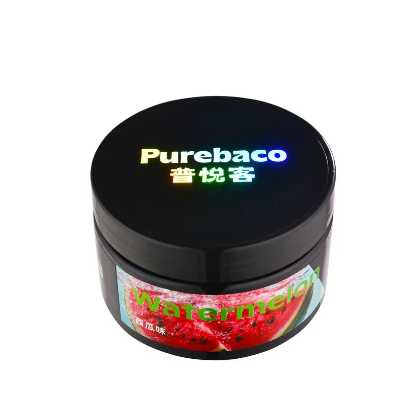 国产合规水烟黑料 普悦客Purebaco 200g大烟雾花香水烟膏hookah