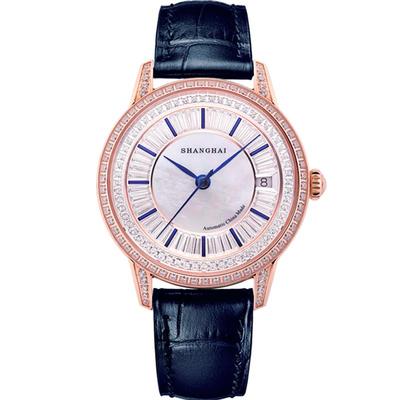 上海牌时尚大都会女表新款机械表