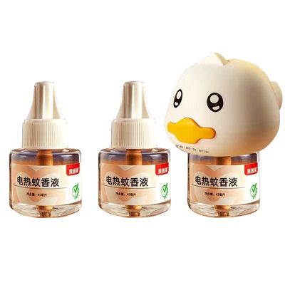 贝因美电热蚊香液补充液无味家用
