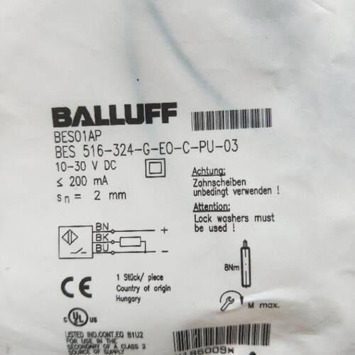 议价全新正品 巴鲁夫 BES 516-324-G-EO-C-PU-03 BES01AP实物拍摄