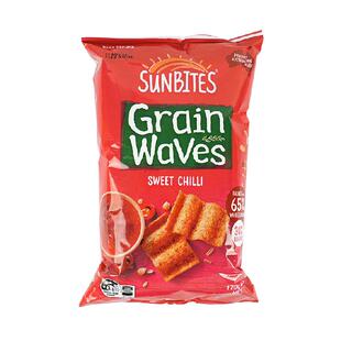 乐事SUNBITES甜辣味波浪形谷物片多口味休闲膨化零食凑单